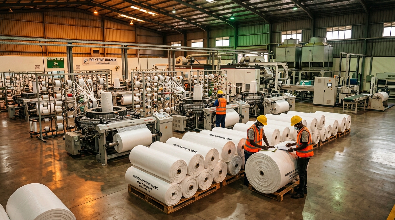 Lavrek Industries modern PP woven bag manufacturing plant in Uganda